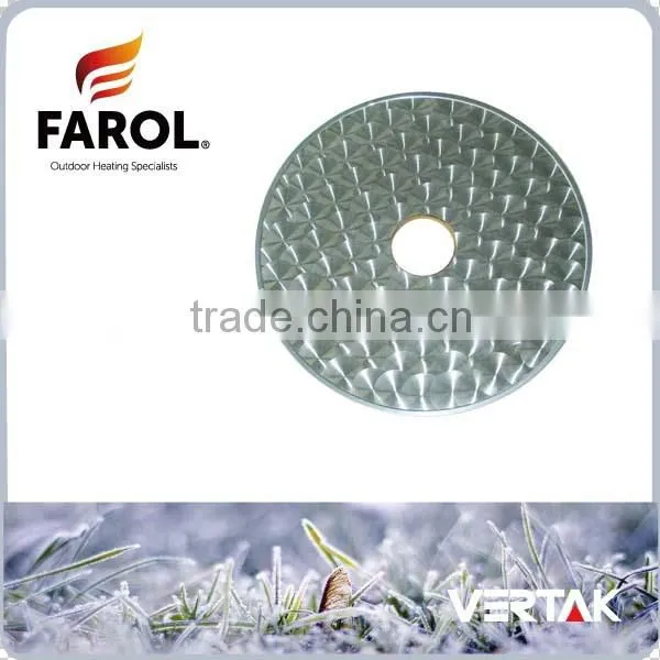 Steel parts for electric fireplace heater