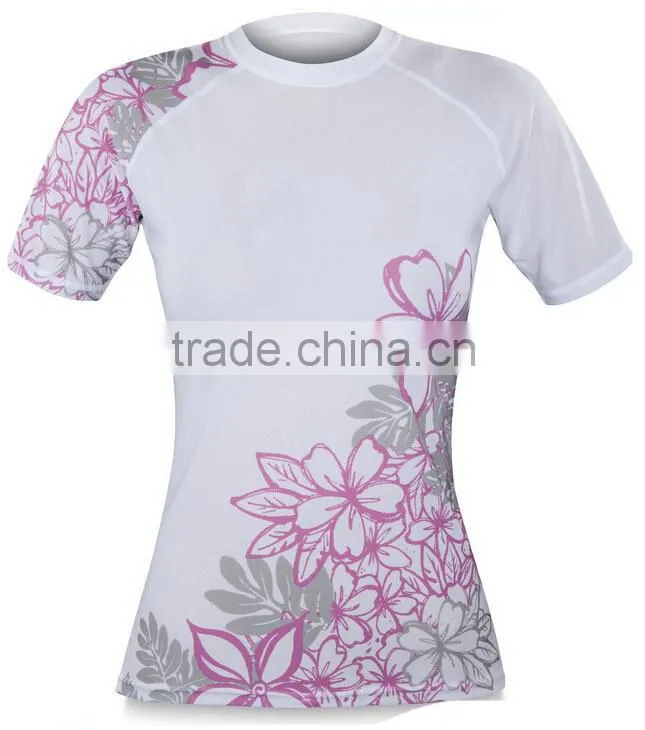 Unisex High quality design printing long sleeve rash guard