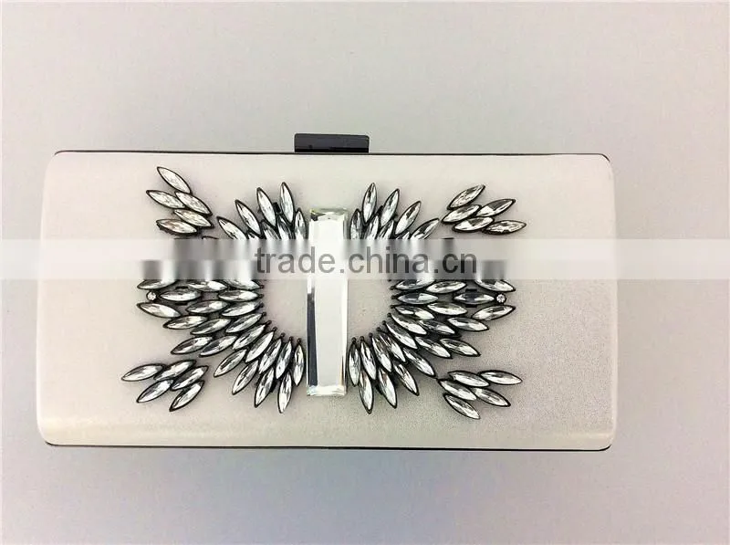 Ladies Pretty Acrylic Diamond Embellished Evening Bag