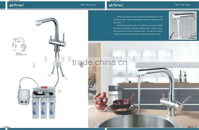 Luxury 3 handles Bath And Shower Mixer