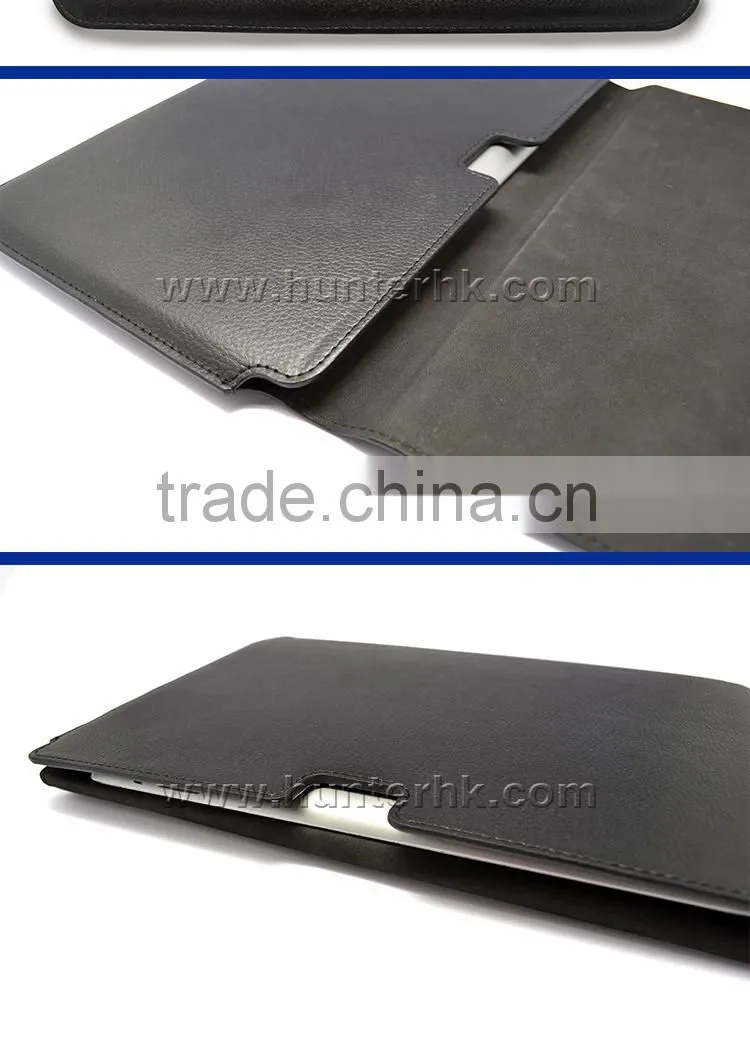 Leather Case With Paper Slot For Macbook Pro 12" (2015)