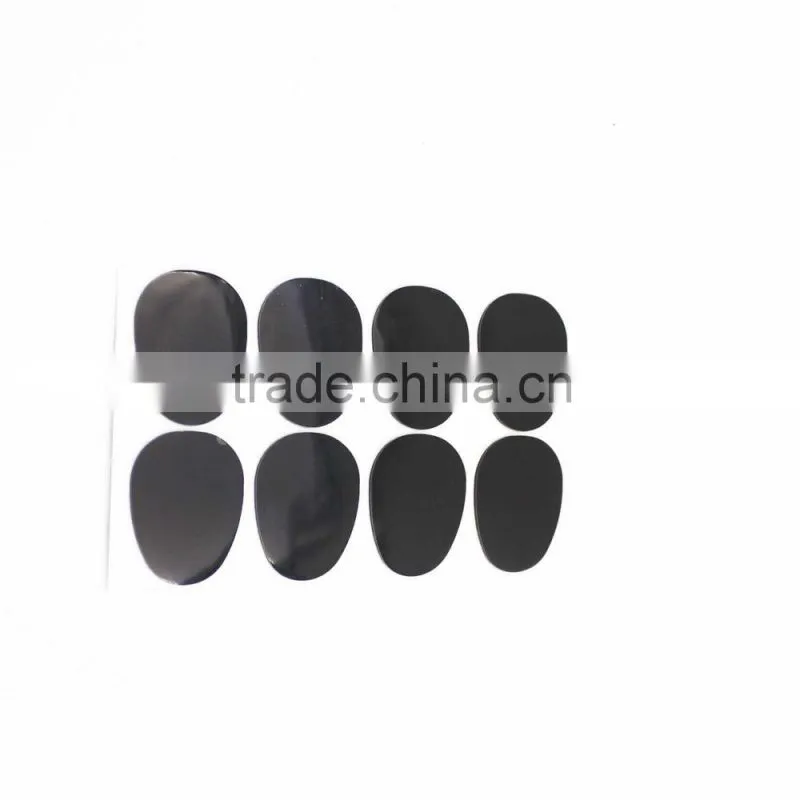Wholesale 8pcs/set AltoTenor Sax Saxophone Mouthpiece Patches Pad Cushions black for beginners 0.8mm