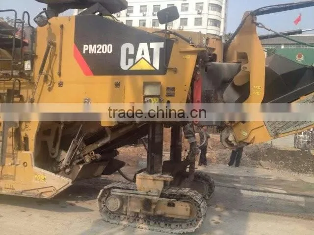 used asphalt equipment cold planers second hand CAT PM-200 (COLD PLANER)