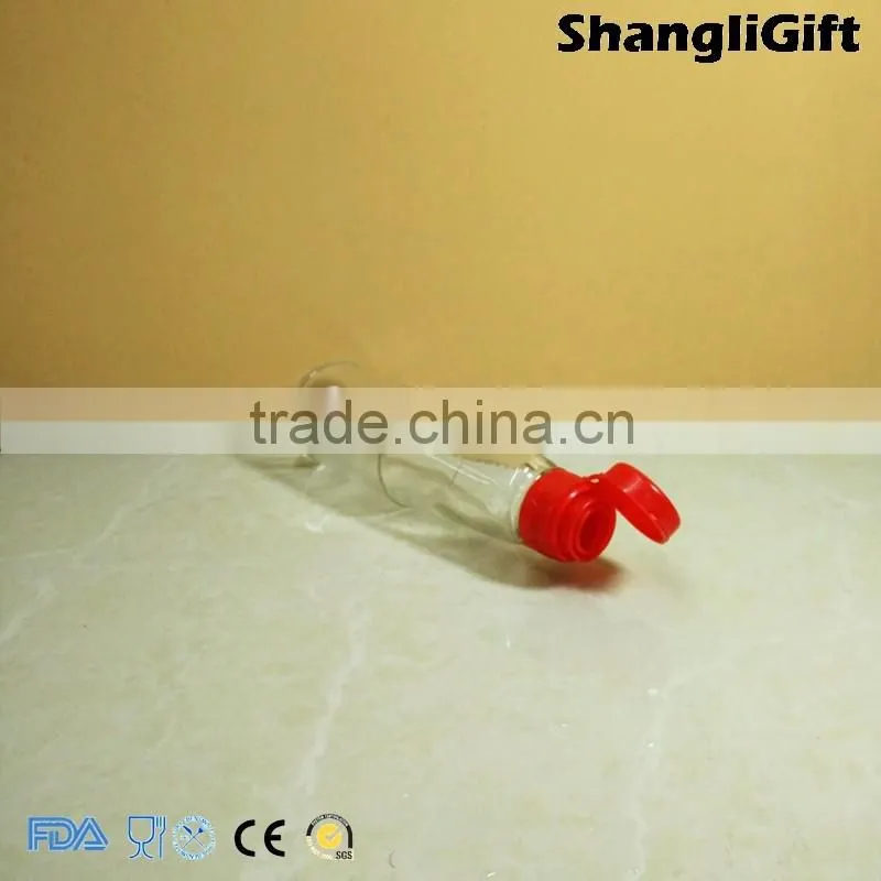 soy sauce Bottles 120ml Transparent Glass Spice Bottle Plastic Cap