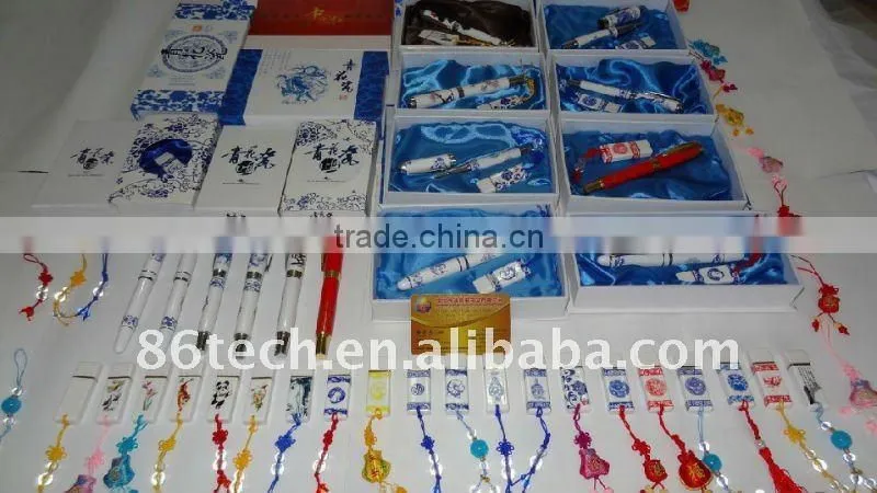 China style christmas gift usb ceramic usb flash drive 2.0