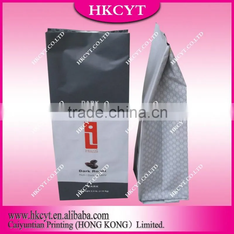 custom printing aluminum foil coffee bag
