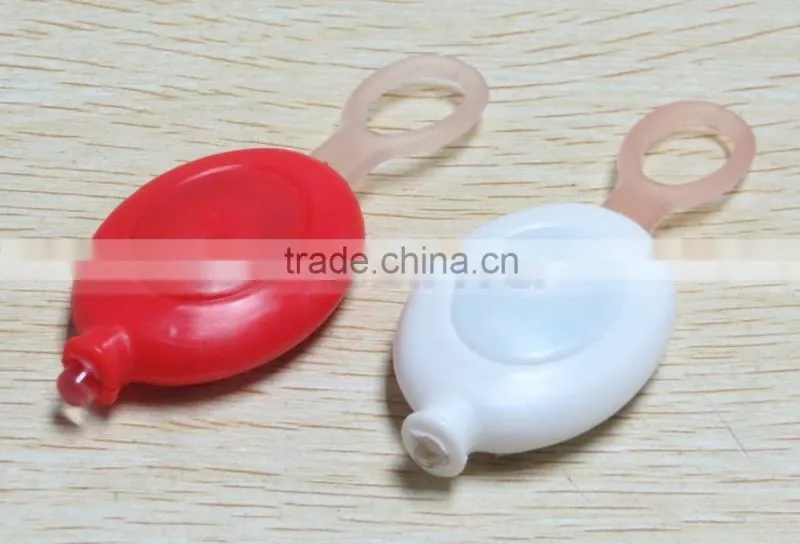 Mini Key Ring LED Flash Light Red Green Lamp