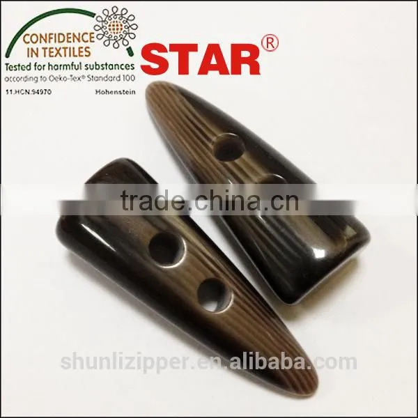 resin toggle button