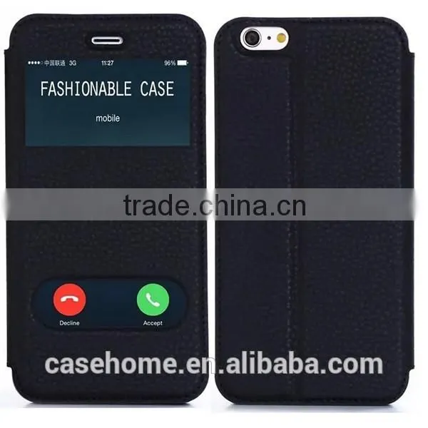 Multi-color Leather Stand Cover Case For iPhone 6/6s Smartphone