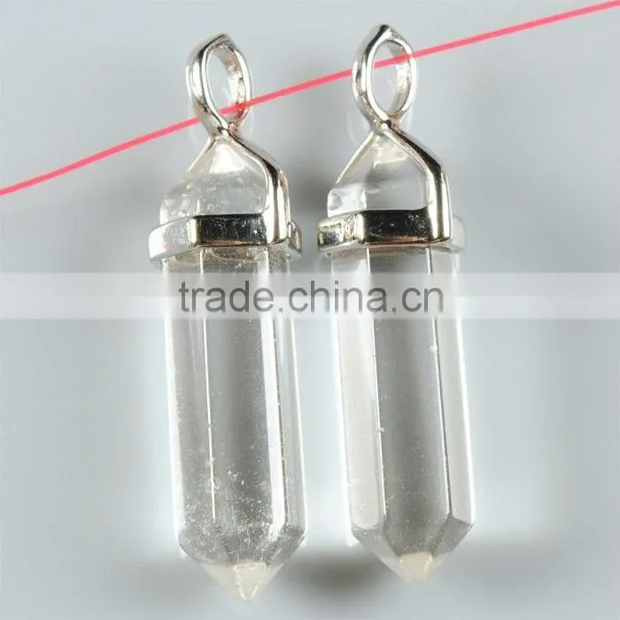 JF6887 Hot sale gold plated druzy citrine quartz cylinder column pendants with gold cap and bail