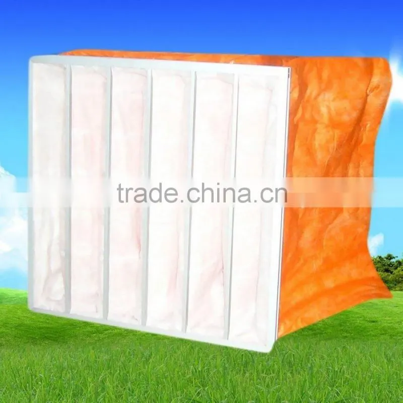 Medium efficiency bag-type air filter for clean room