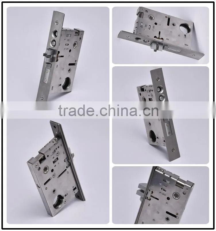 America Design High Security Stainless Steel Cylinder Mortise Door Lock