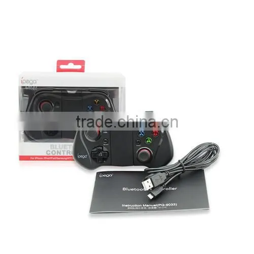 IPEGA 9033 2015 new style Bluetooth Gamepad for IOS and android mobile phone/tablet pc