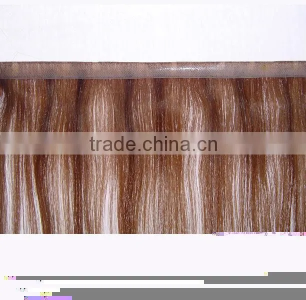 2014 AAAAA Hot Selling Skin Weft PU Hair extension with cheap price