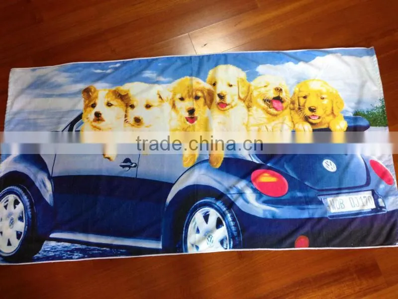 Photo printing beach towel