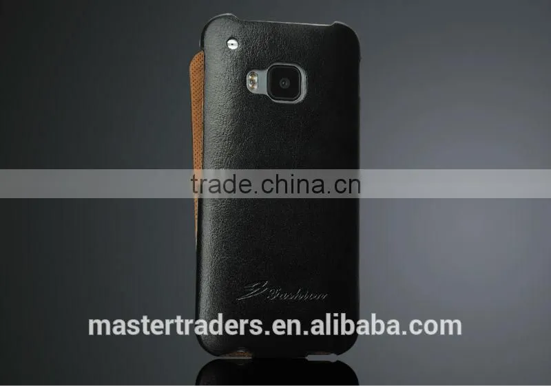 Original Fashion 64 Grain Flip PU Leather Case For HTC One M9 MT-3555