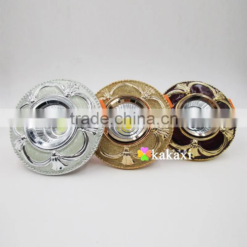 European Pop LED Ceiling Lamp COB 3W 5w Spotlights Resin + Aluminum LED Downlight