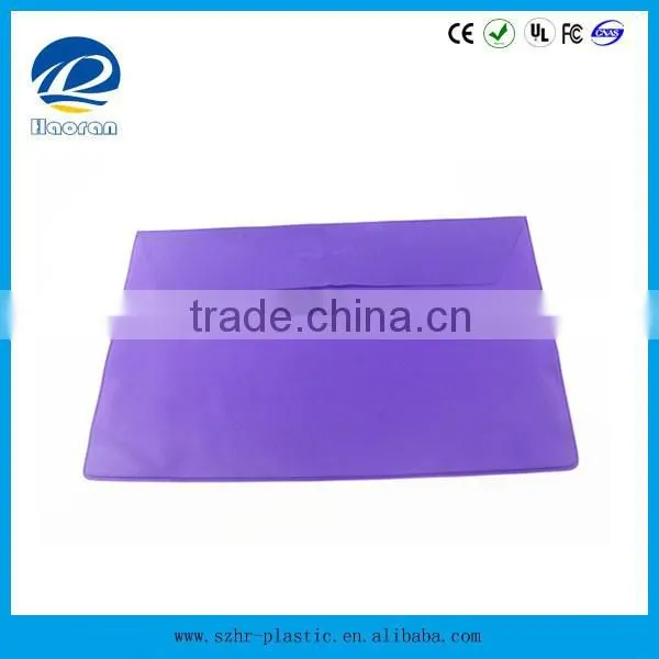wholesale alibaba Stationery shape plastic envelope holder with velcro closure