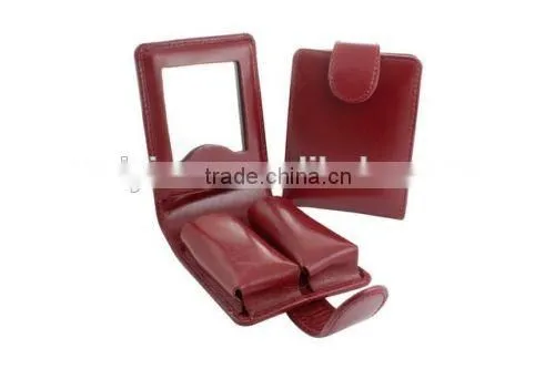 high qualituy lipstick case makeup set bag with mirror