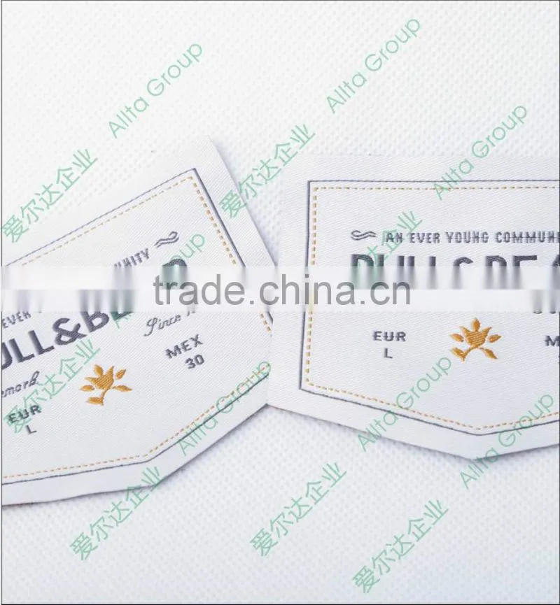 Allta Group professional customize a series of garment accessories like clothing woven labels, jeans patches and hang tags