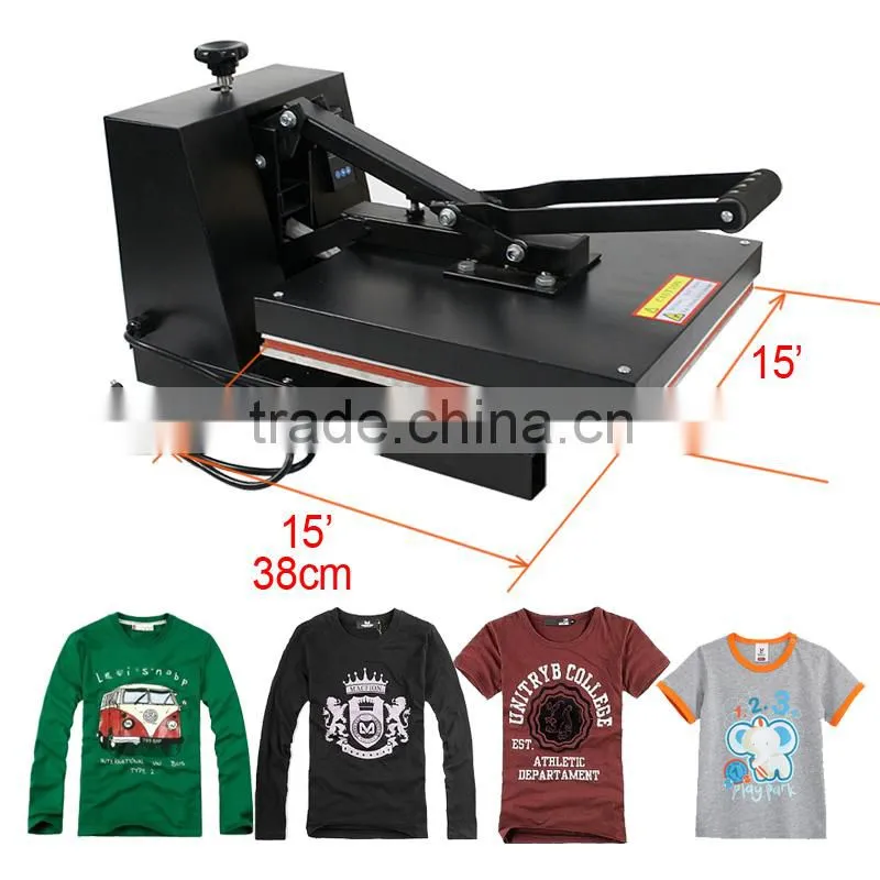 New 15" X 15" COMBO HEAT PRESS T-SHIRT Dual Digital TRANSFER SUBLIMATION MACHINE