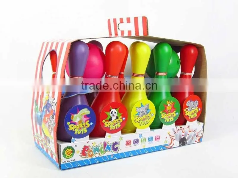 Hot sale solid core kids bowling ball toys for wholesale, bowling game toys for Wholesale for children, EB034377