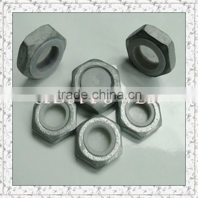 anti theft bolt and nut hexagon jam nut