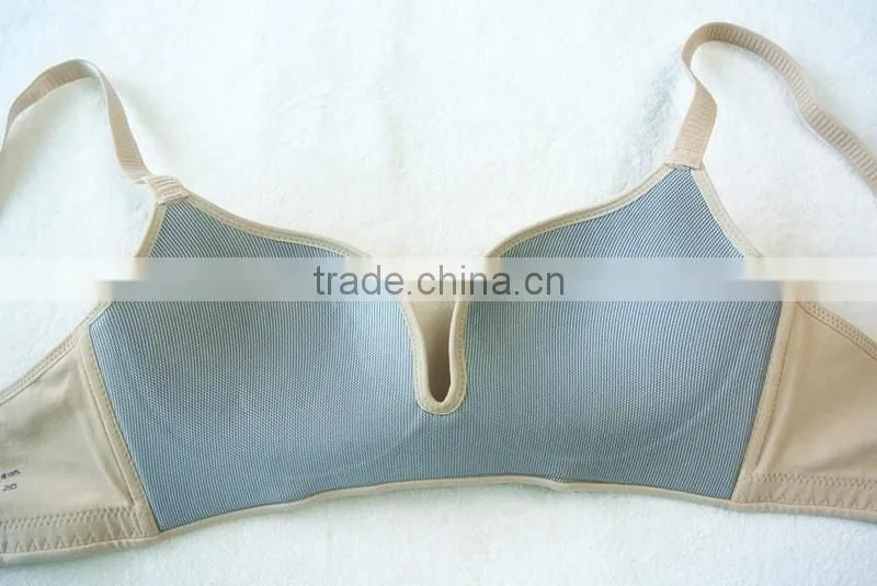 Shantou Underwear Factory Top Quality Women Nude Seamless Sports Bra