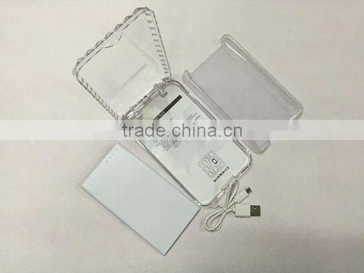 Alibaba 2015 best sale portable slim li polymer power bank W280 high quality Ultra external battery charger
