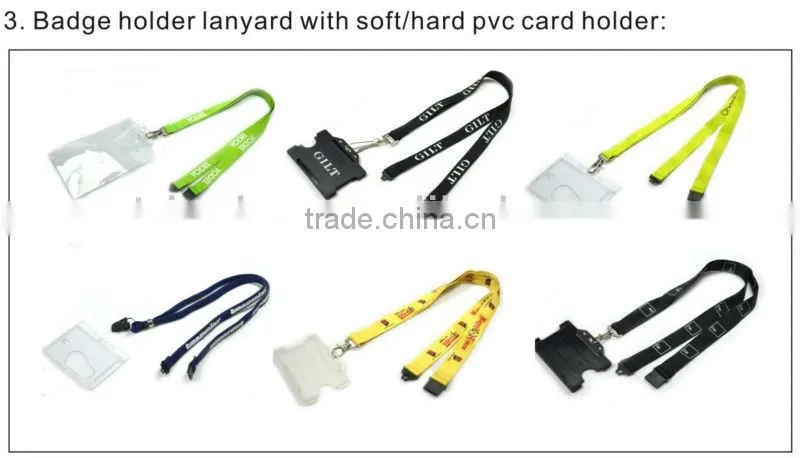 Design your own company Logo Lanyard for gift