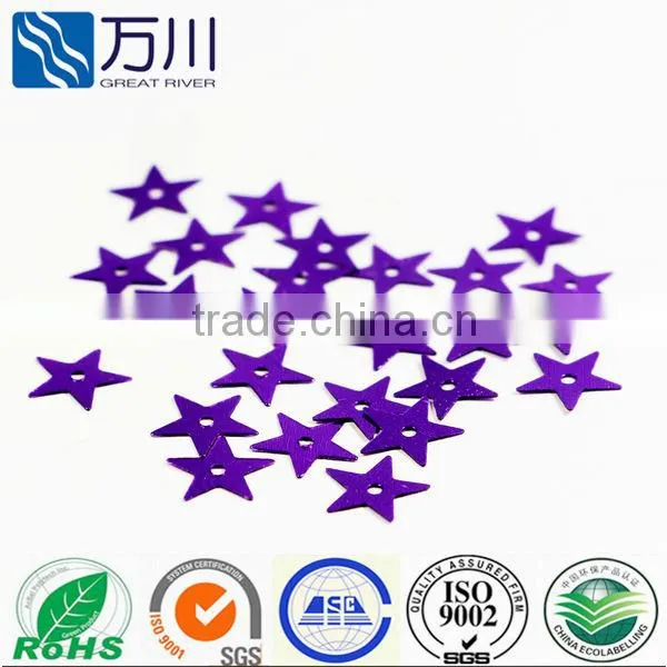 Star Shape Purple Color Jewelry Loose Sequin&Paillette Beads for Crafts!!