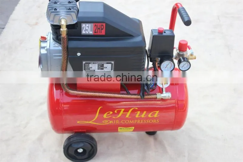 2HP 1.5KW 25L piston direct driven with air compressor