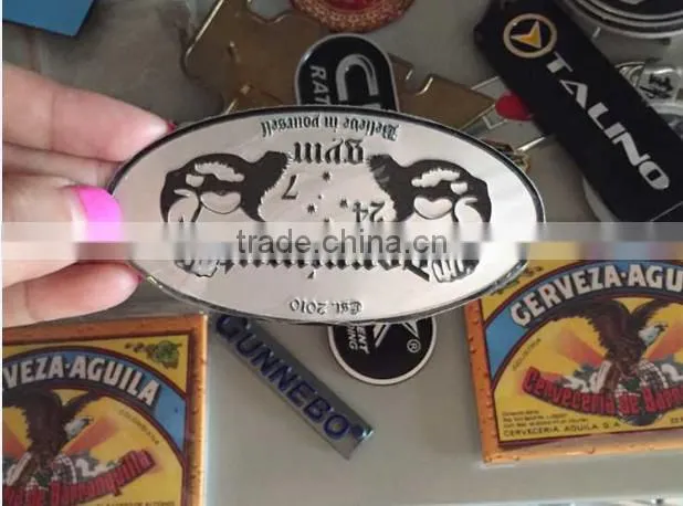 Custom Aluminum sticker metal badge nameplate brushed aluminium badge
