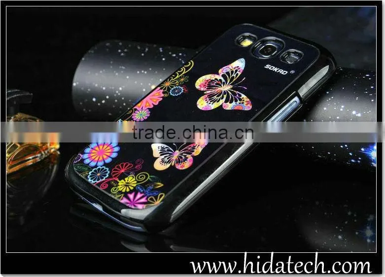 For Samsung Galaxy S3 i9300 Butterfly Flower Hard Case,Factory Direct Selling,OEM/ODM,In Stock SOKAD
