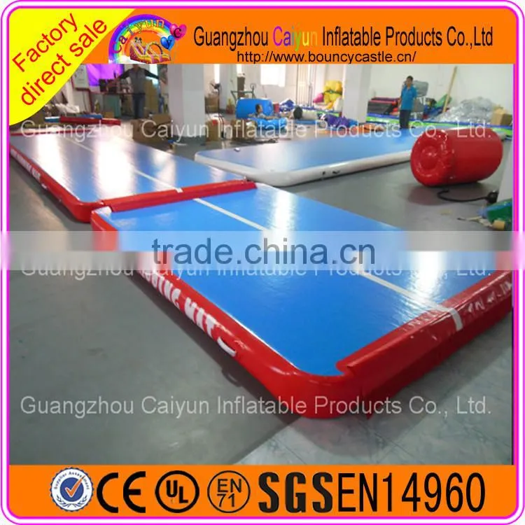 Hot sale Inflatable Air Track Gymnastics , Tumbling Air Track , Air Track Drill For Gym