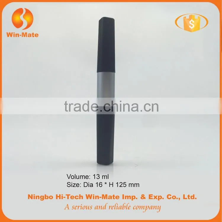 double head black empty 125*16mm ABS mascara tube