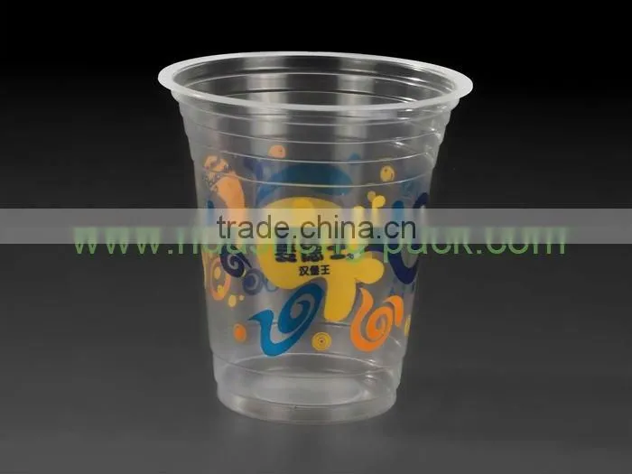 360ml disposable cup karachi with dome lid, 360ml disposable plastic milkshake cup with dome lids
