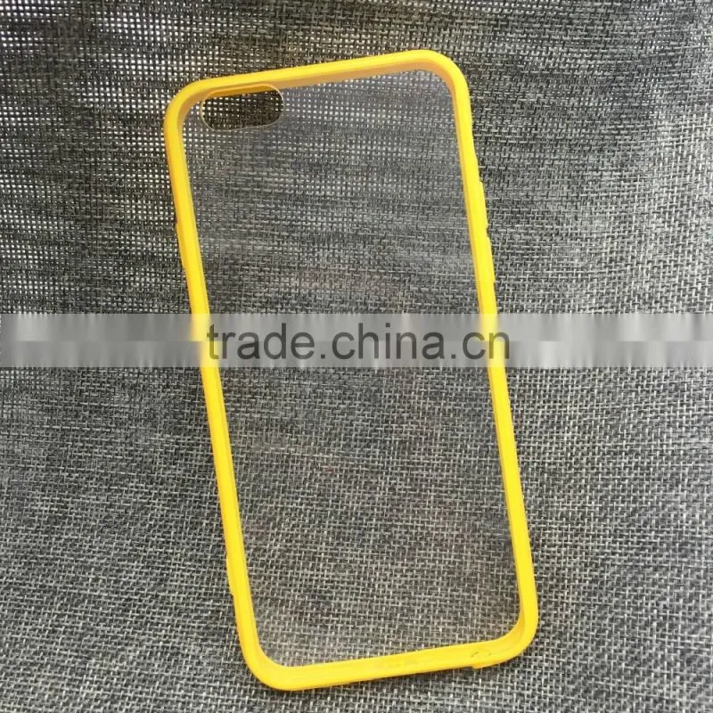 TPU BUMPER CLEAR HARD BACK MOBILE PHONE CASE FOR Iphone 6 6S Plus