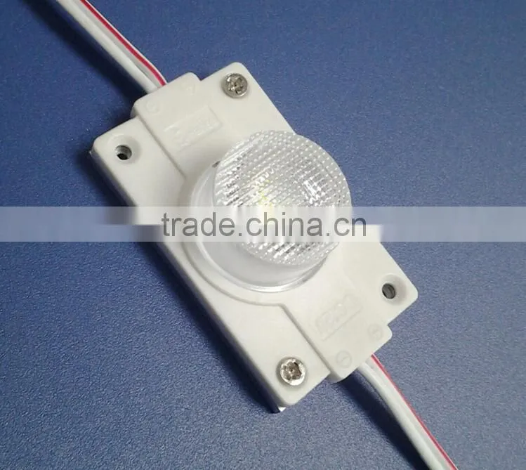 High power led module 3W advertising module radiator waterproof led module led edge lit ABS injection module for light box