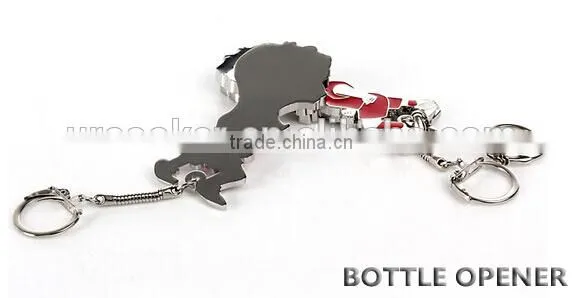 The Suarez Bottle Opener keychain opener cap lifter