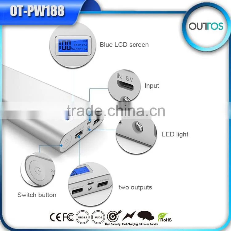 Chinese Cell Phone Charger ROHS Power Bank Universal Smart Charger for Camera MP3