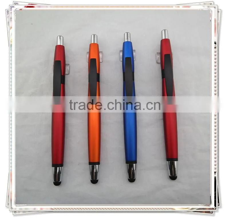 TP-64 2015 fashionable stylus touch pen for galaxy s4 ,plastic ball pen for school use