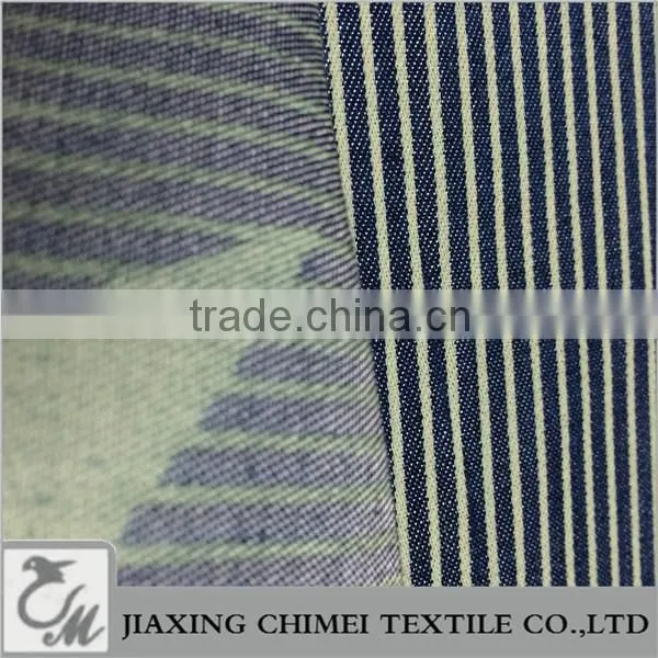 jiaxing strip star printed patternof tencel denim for denim shirt men
