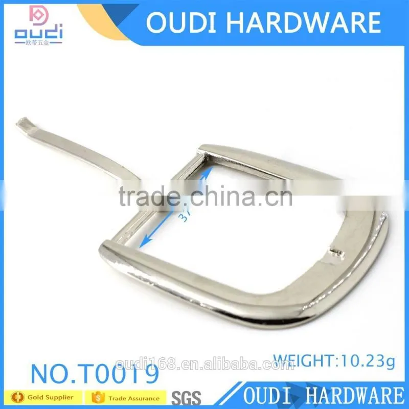 Metal belt buckle custom zinc alloy single heavy duty Reversiblebelt buckle