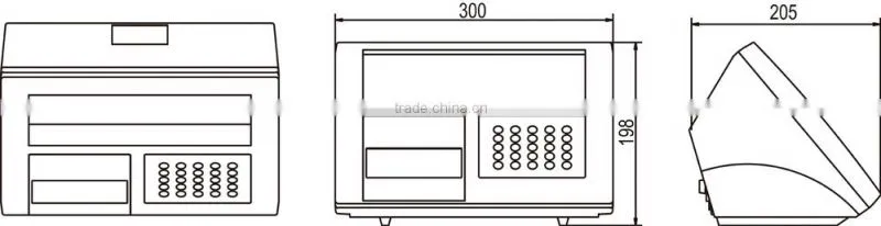 electronic chinese weighing controller for truck scale XK3190-D10