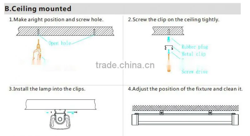 hot new products LED Tri-proof Light 1200mm /IP65 led tube light