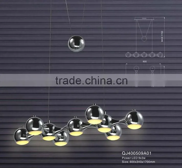 Chrome cheap crystal chandeliers/modern led chandelier/chandeliers pendant lights