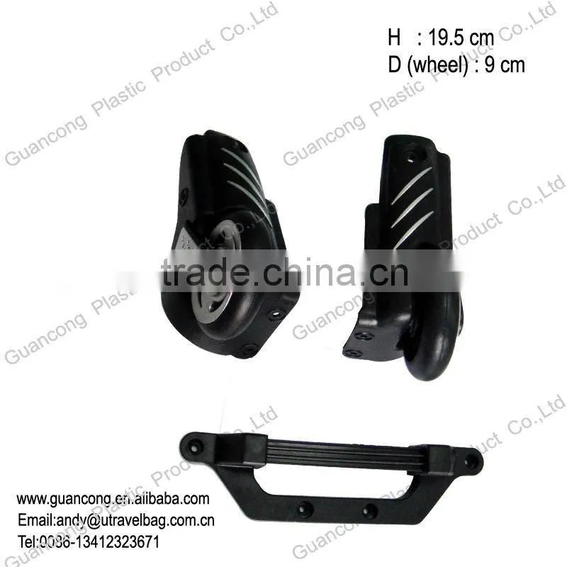 Competitive plastic/rubber luggage caster wheel for Men's suitase