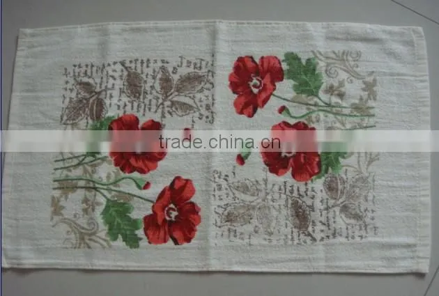 100% cotton reactive printing stock tea towel wholesales