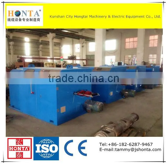 Aluminum Rod Breakdown Machine With Annealer, Wire and Cable Making Equipment